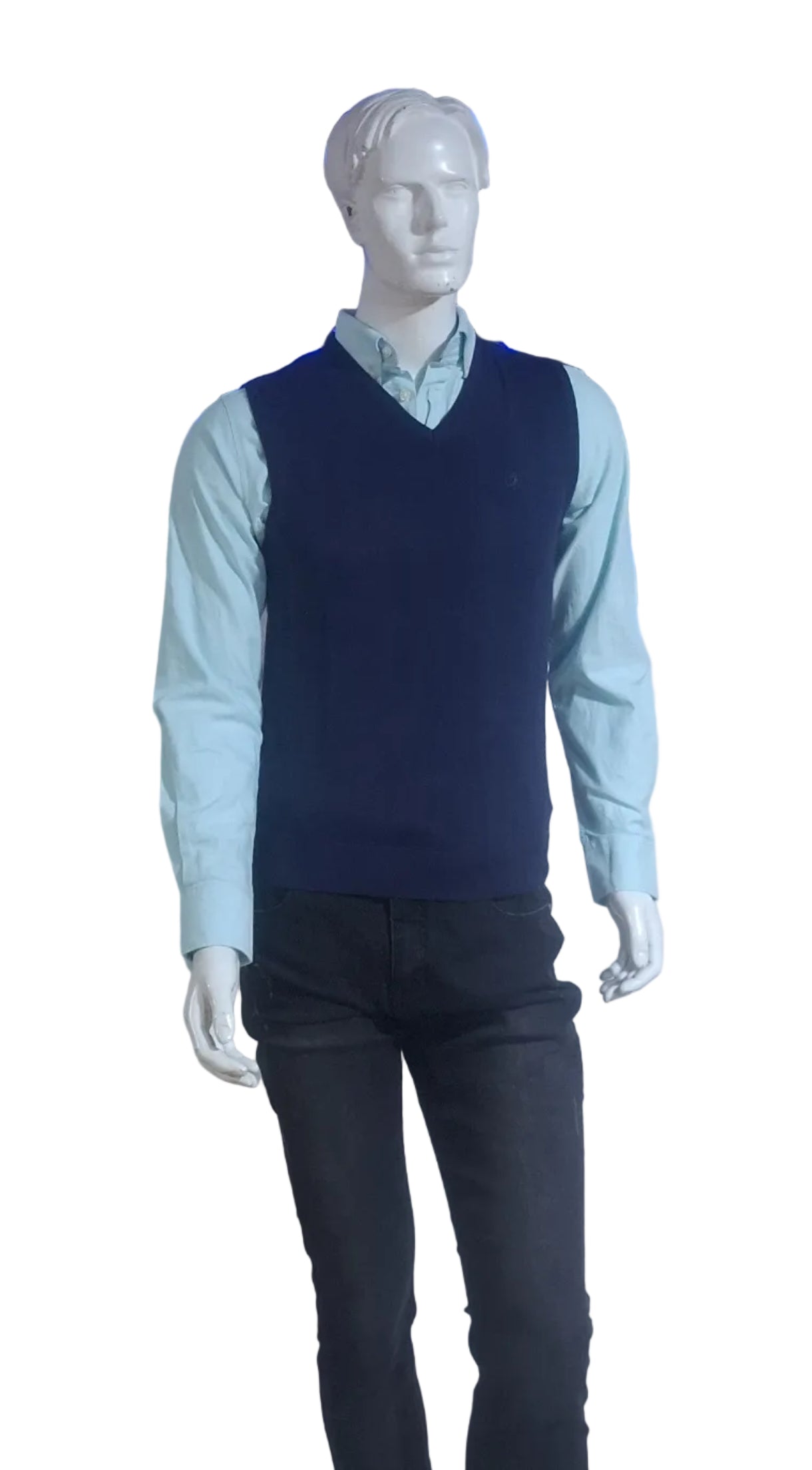 Sweater sin Mangas cuello V