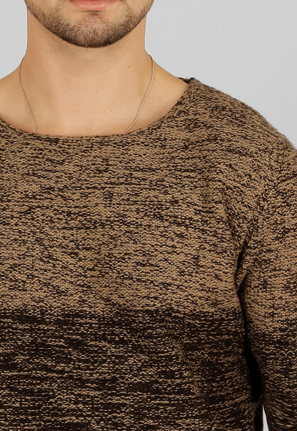 Sweater Melange, cuello polo