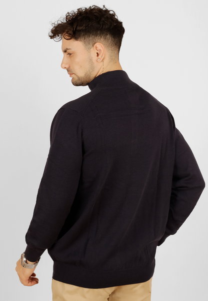 Sweater cuello tejido 3 botones SB695