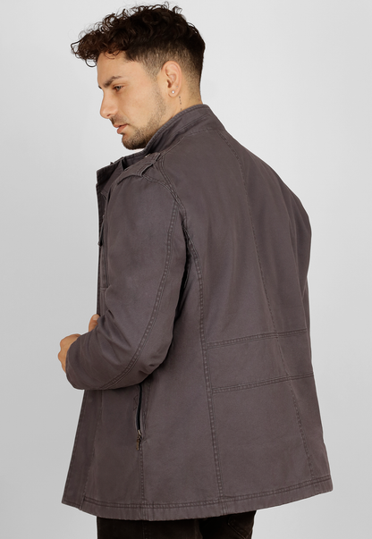 Chaqueta Microcanvas, algodón