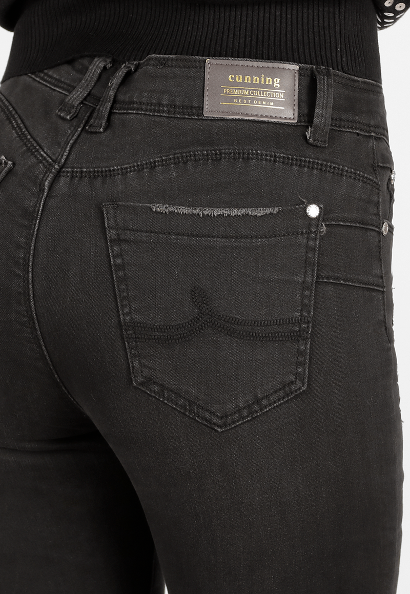 Jeans Skinny Destroyed Spandex      0330323
