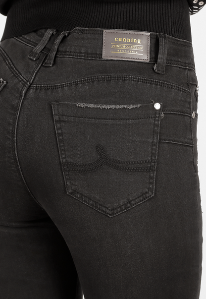 Jeans Skinny Destroyed Spandex      0330323