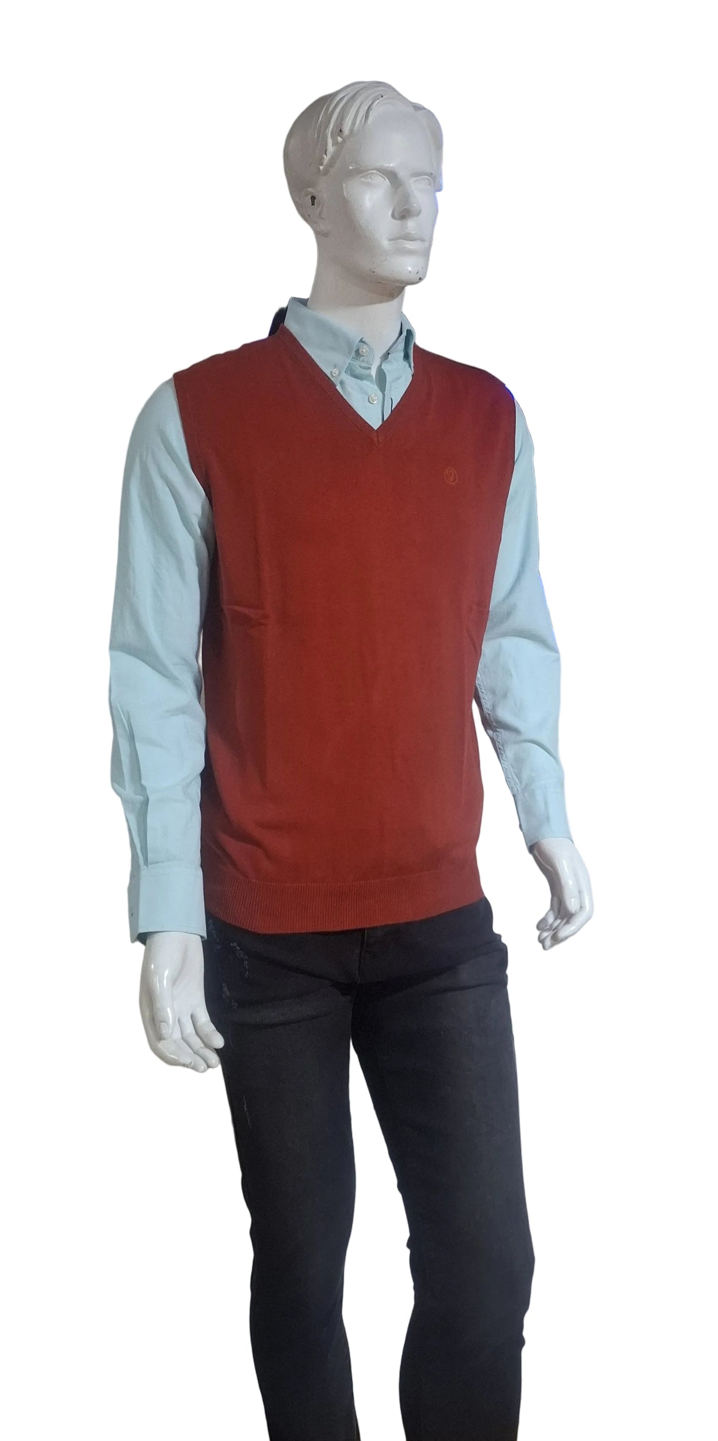 Sweater sin Mangas cuello V