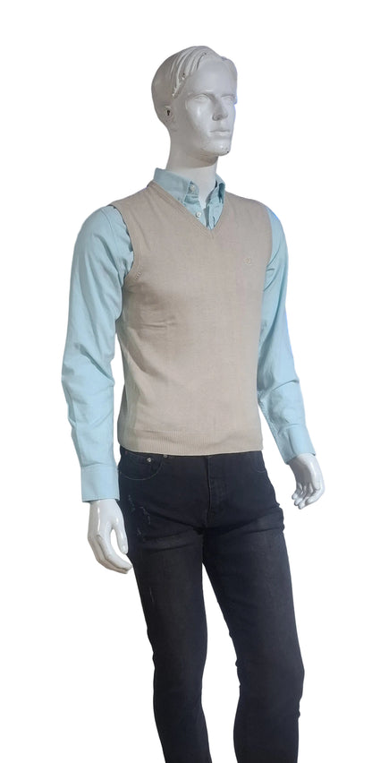 Sweater sin Mangas cuello V