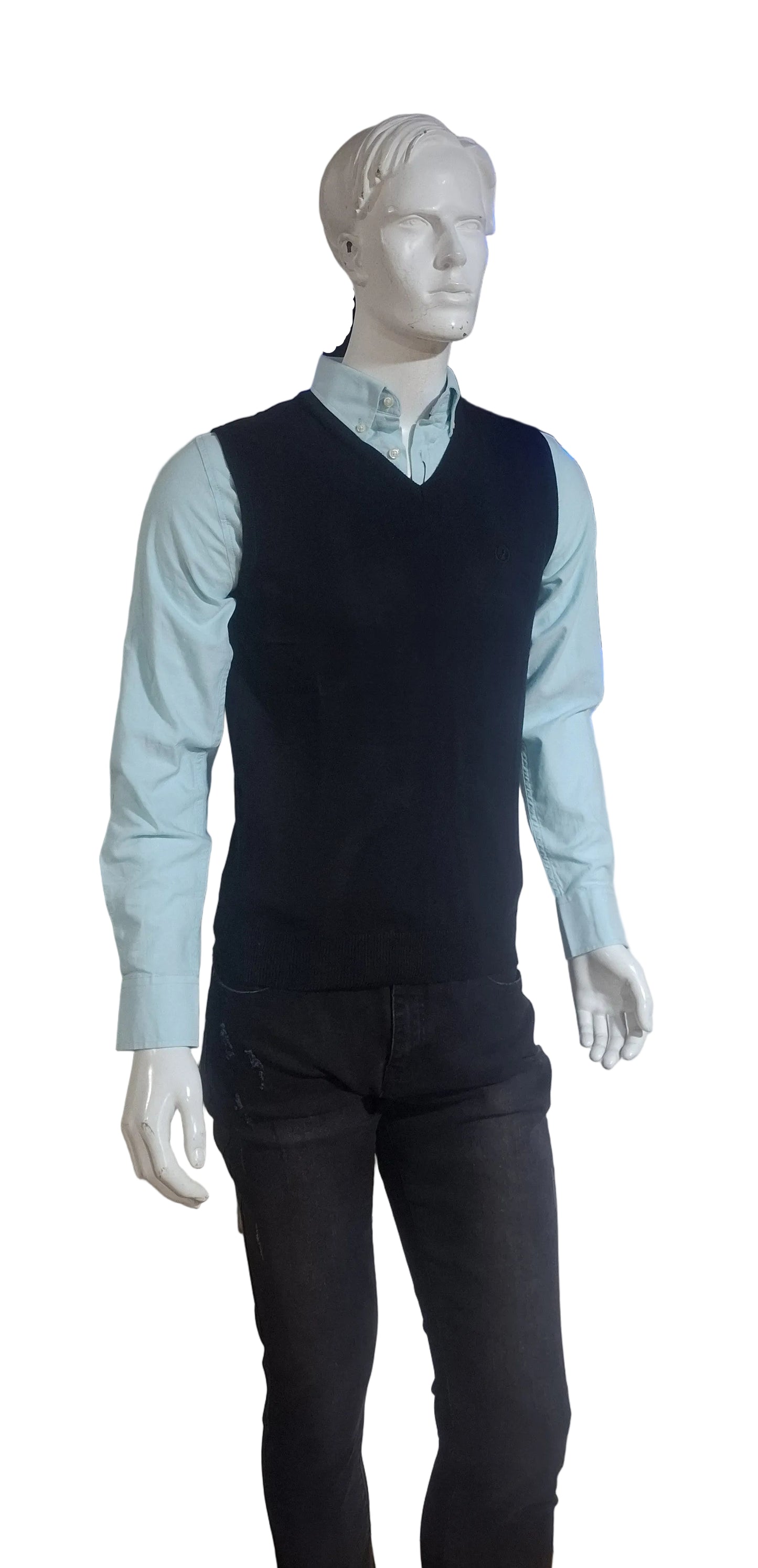 Sweater sin Mangas cuello V