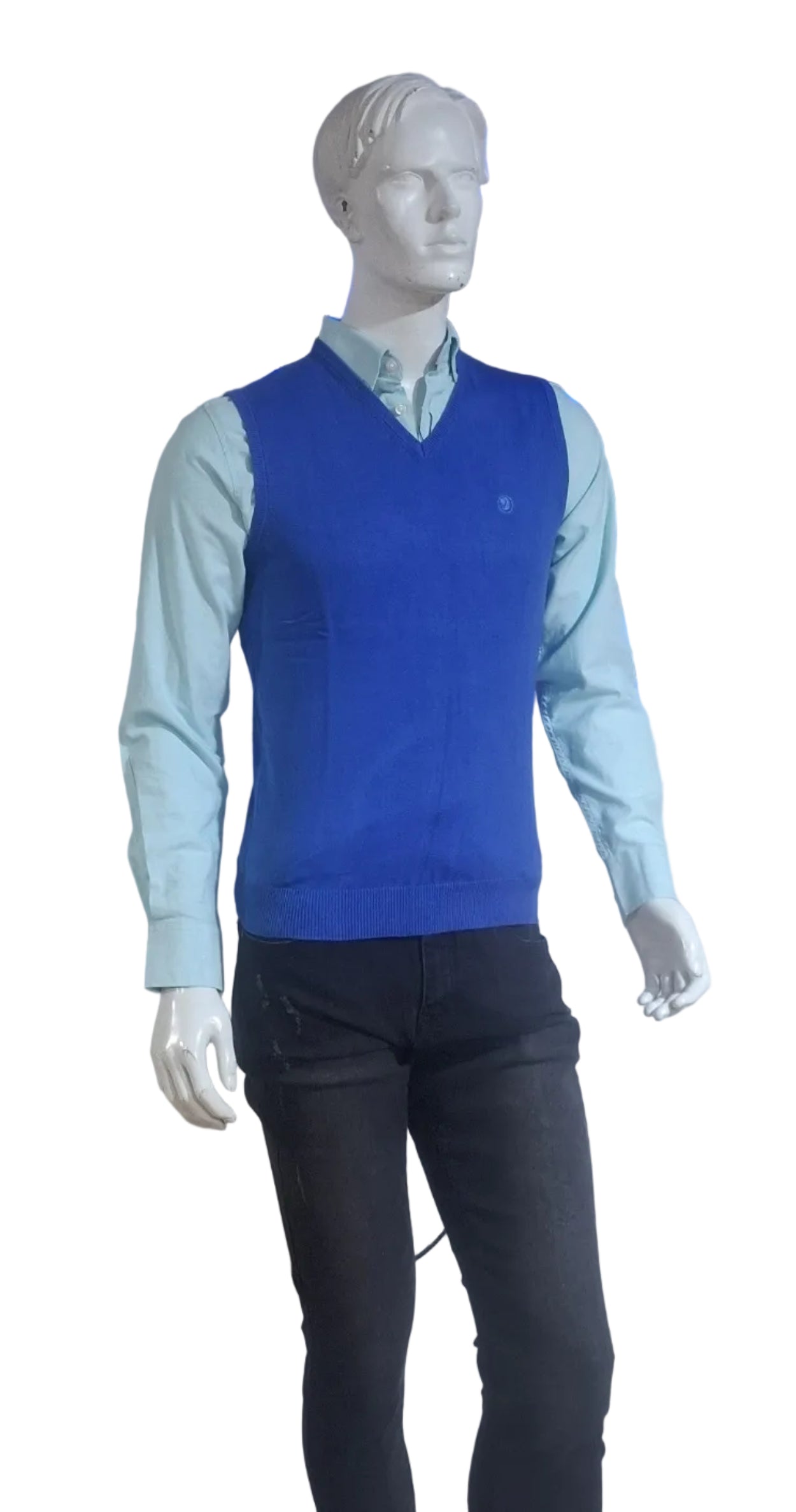 Sweater sin Mangas cuello V