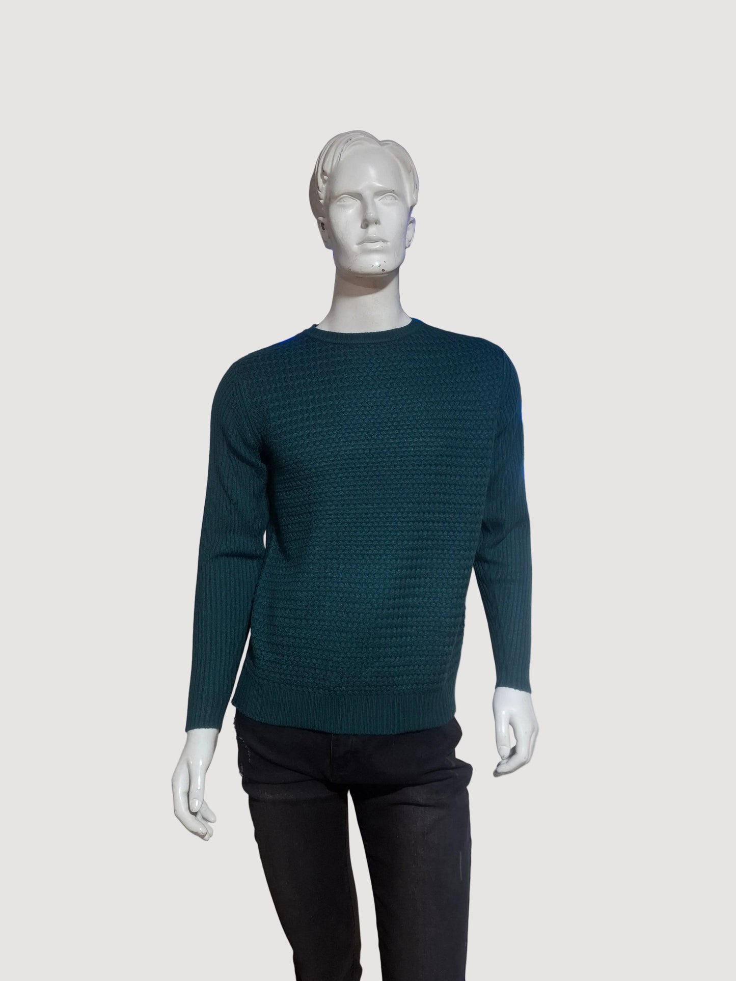 Sweater Intarsias cuello polo 645-18