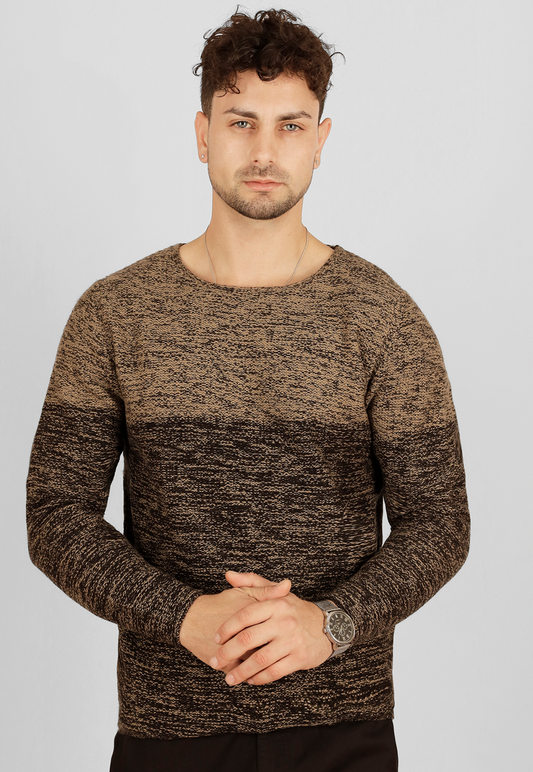 Sweater Melange, cuello polo