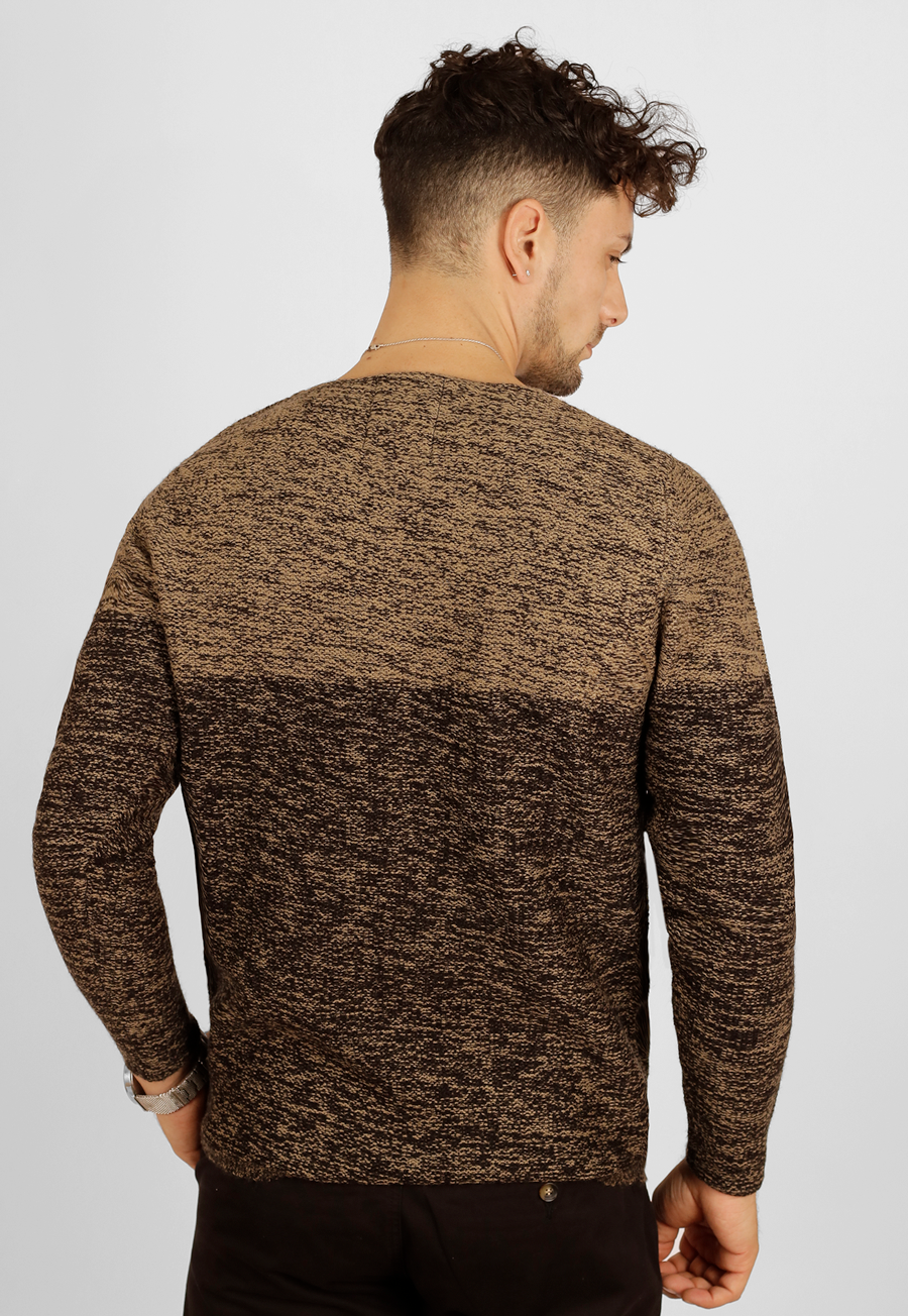Sweater Melange, cuello polo