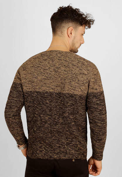 Sweater Melange, cuello polo