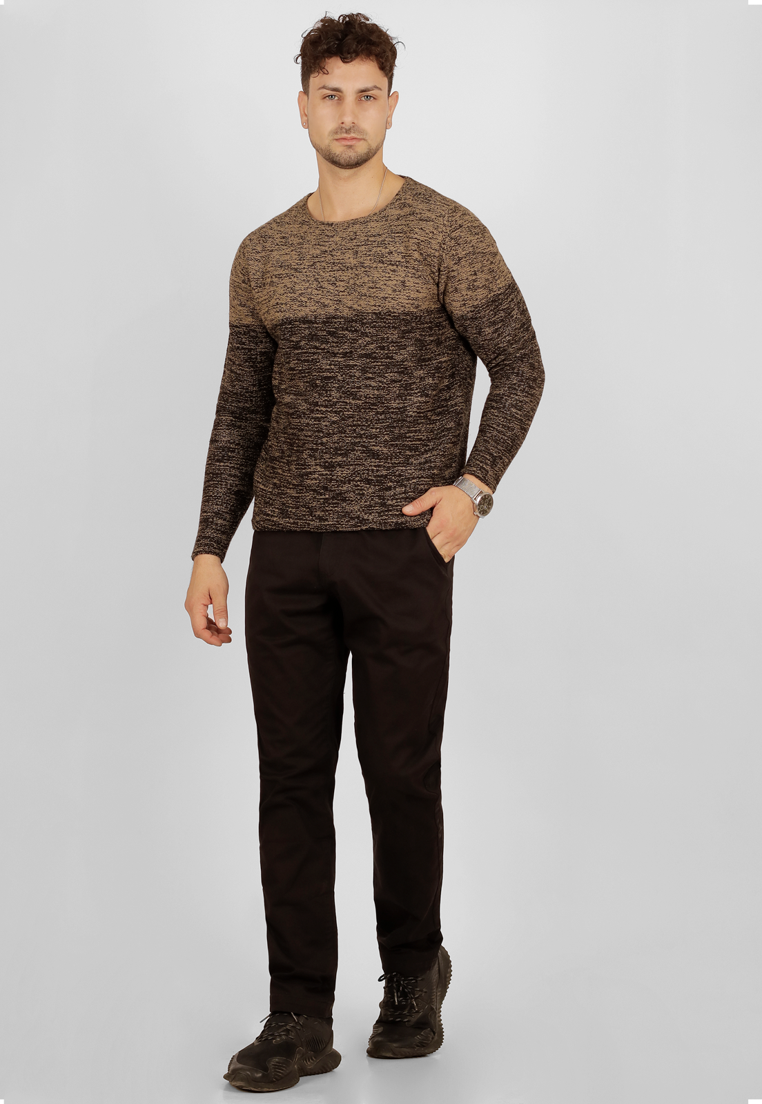 Pantalon Slim Fit, cotton spandex