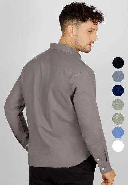 Camisa Oxford, 100% algodón