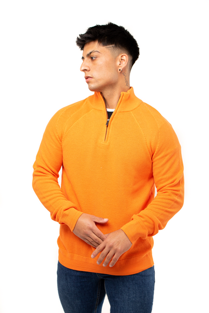 Sweater Medio Cierre 100% algodón M020
