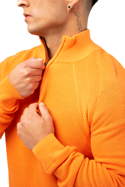 Sweater Medio Cierre 100% algodón M020
