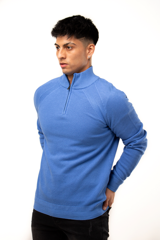 Sweater Medio Cierre 100% algodón M020