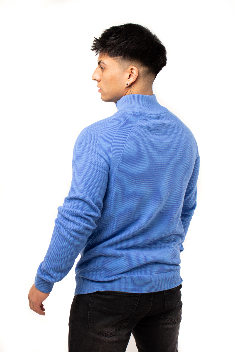 Sweater Medio Cierre 100% algodón M020