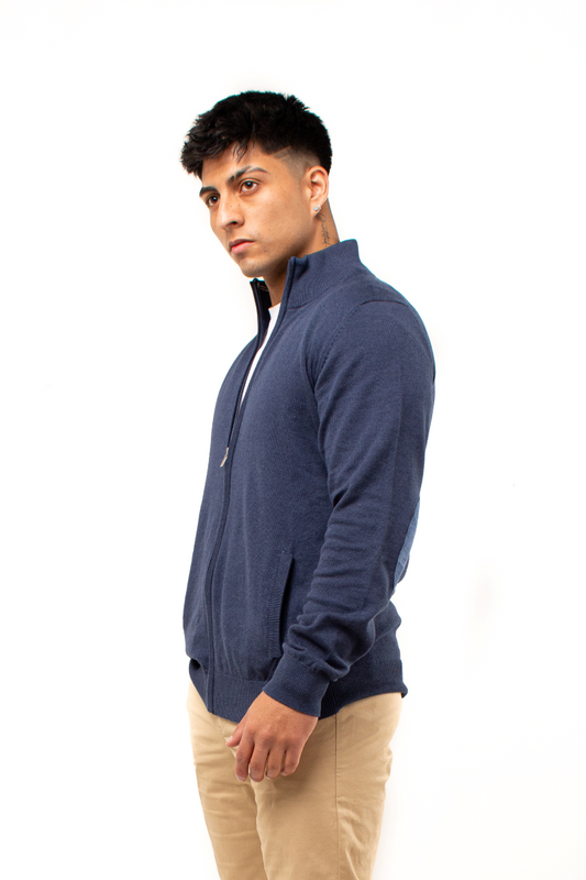 Chaleco Full Zipper 100% algodón M101