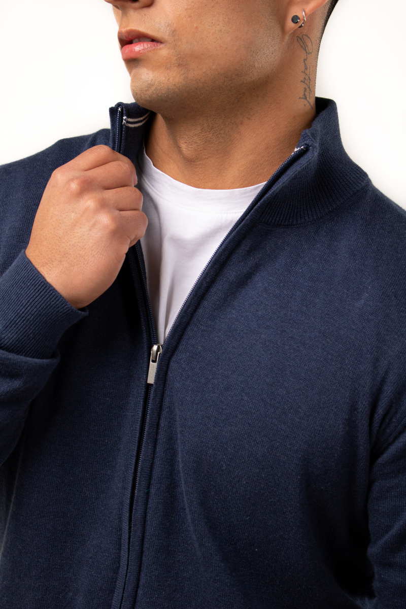 Chaleco Full Zipper 100% algodón M101