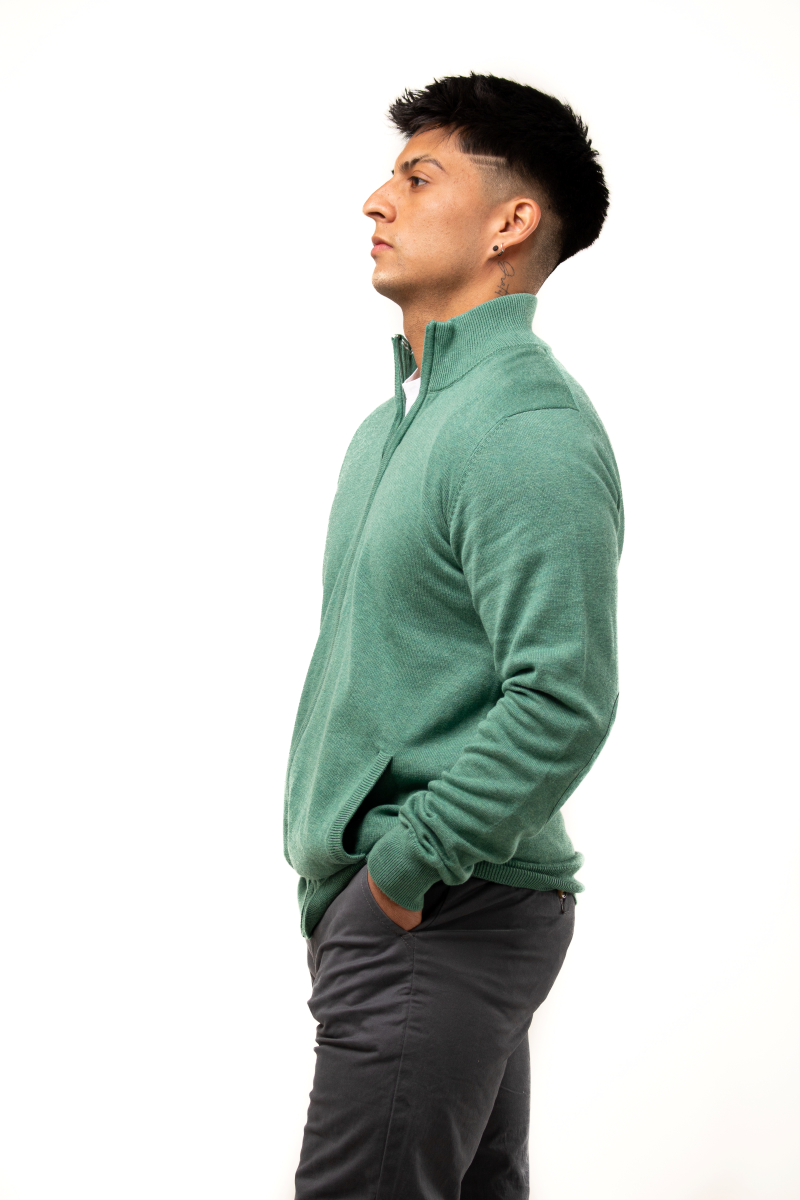 Chaleco Full Zipper 100% algodón M101