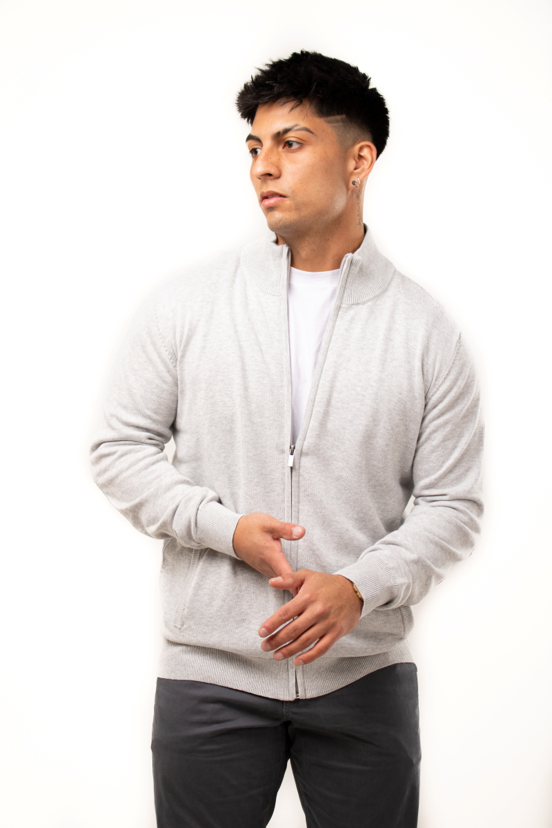 Chaleco Full Zipper 100% algodón M101