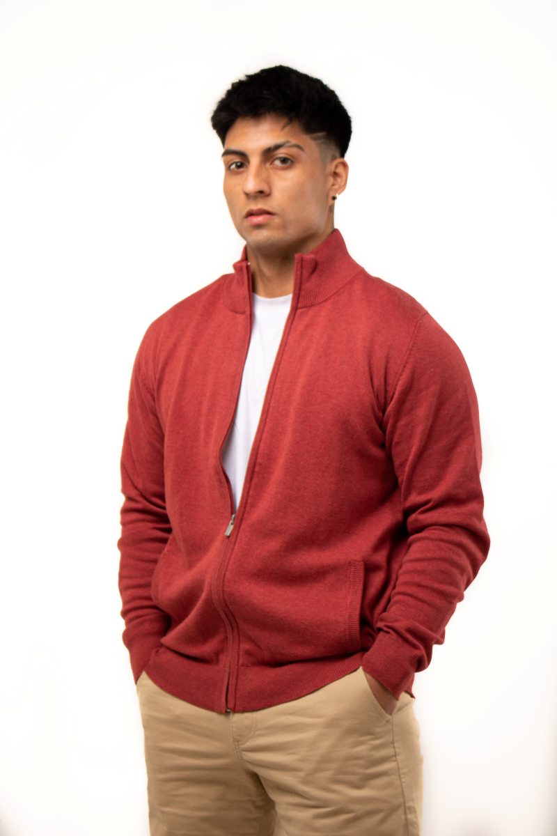 Chaleco Full Zipper 100% algodón M101