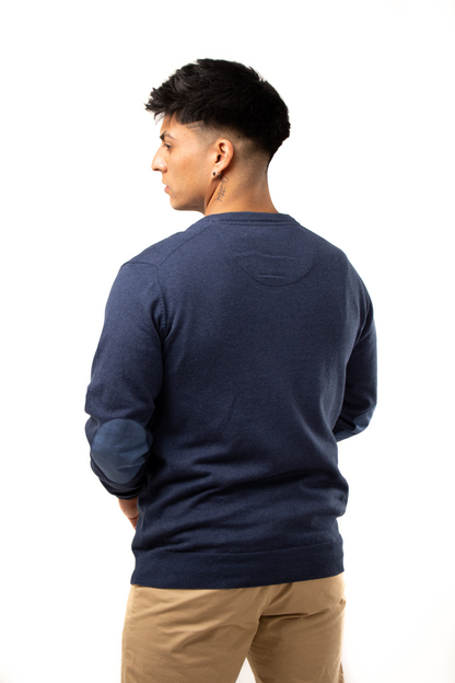 Sweater Cuello V 100% algodón M103
