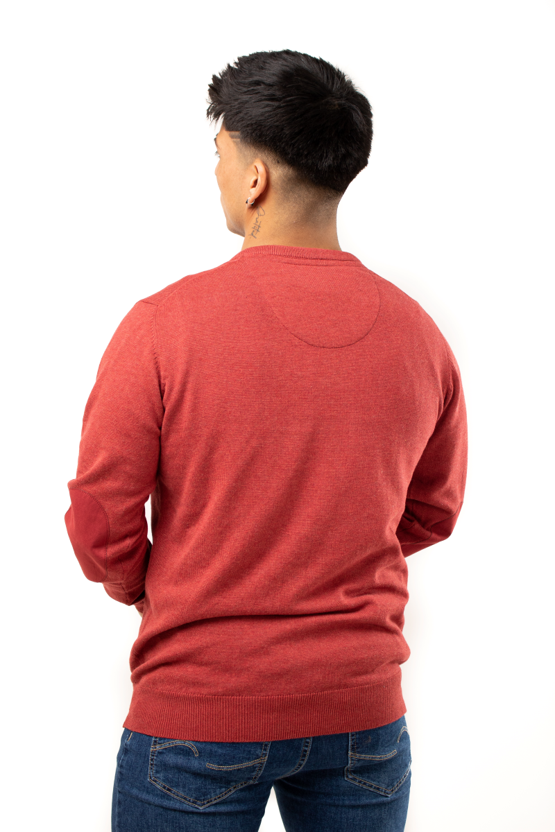 Sweater Cuello V 100% algodón M103