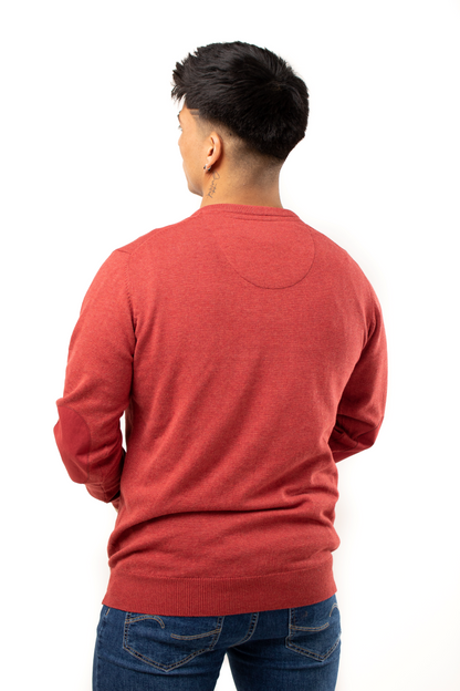 Sweater Cuello V 100% algodón M103