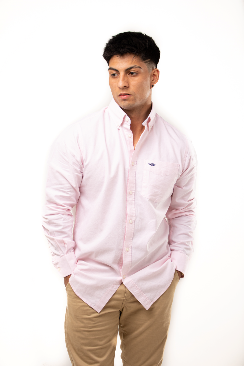 Camisa Oxford 100% algodón