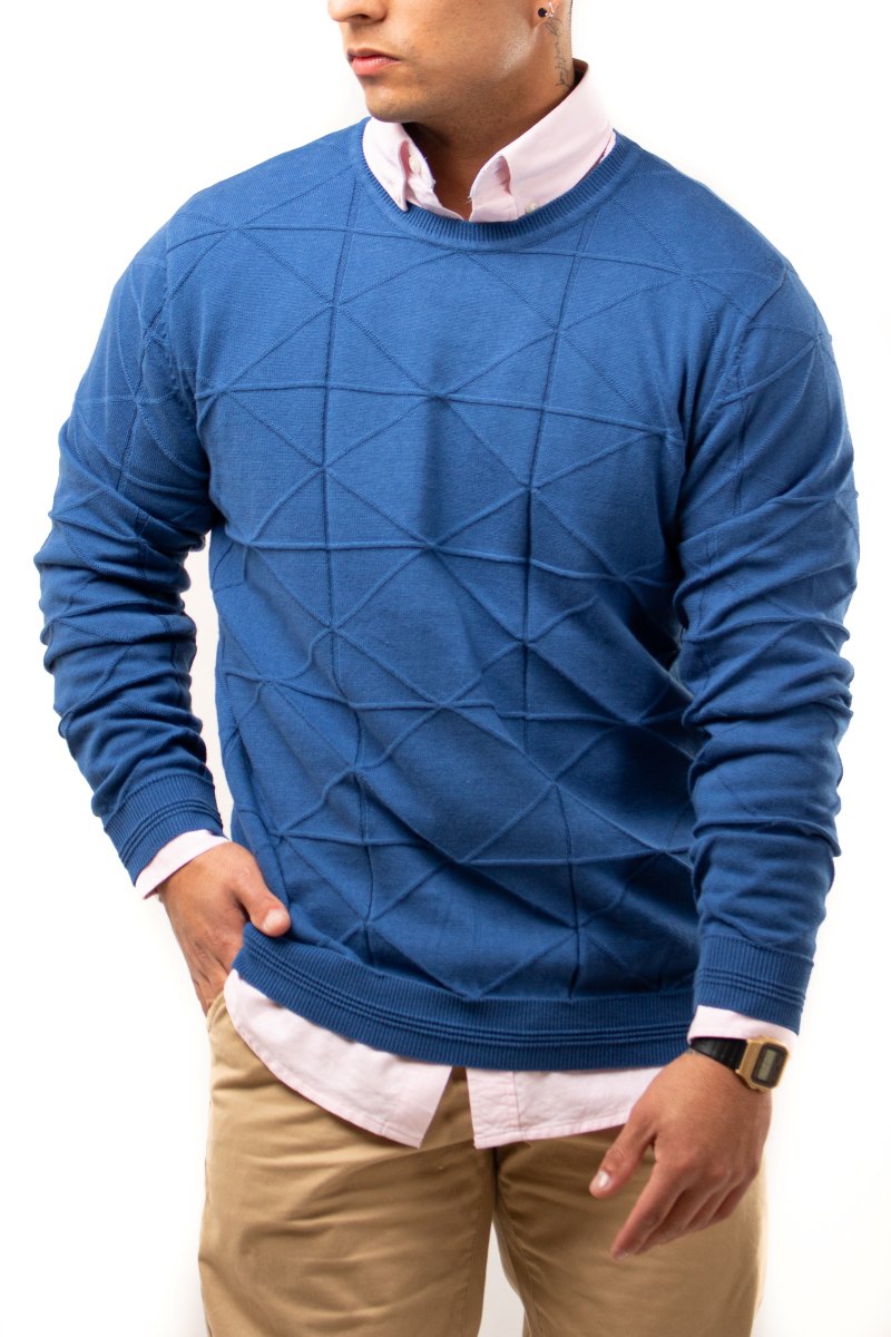 Sweater Estructura 100% algodón M093