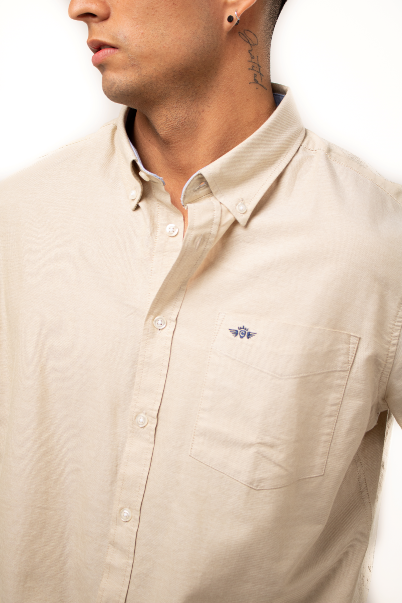Camisa Oxford 100% algodón