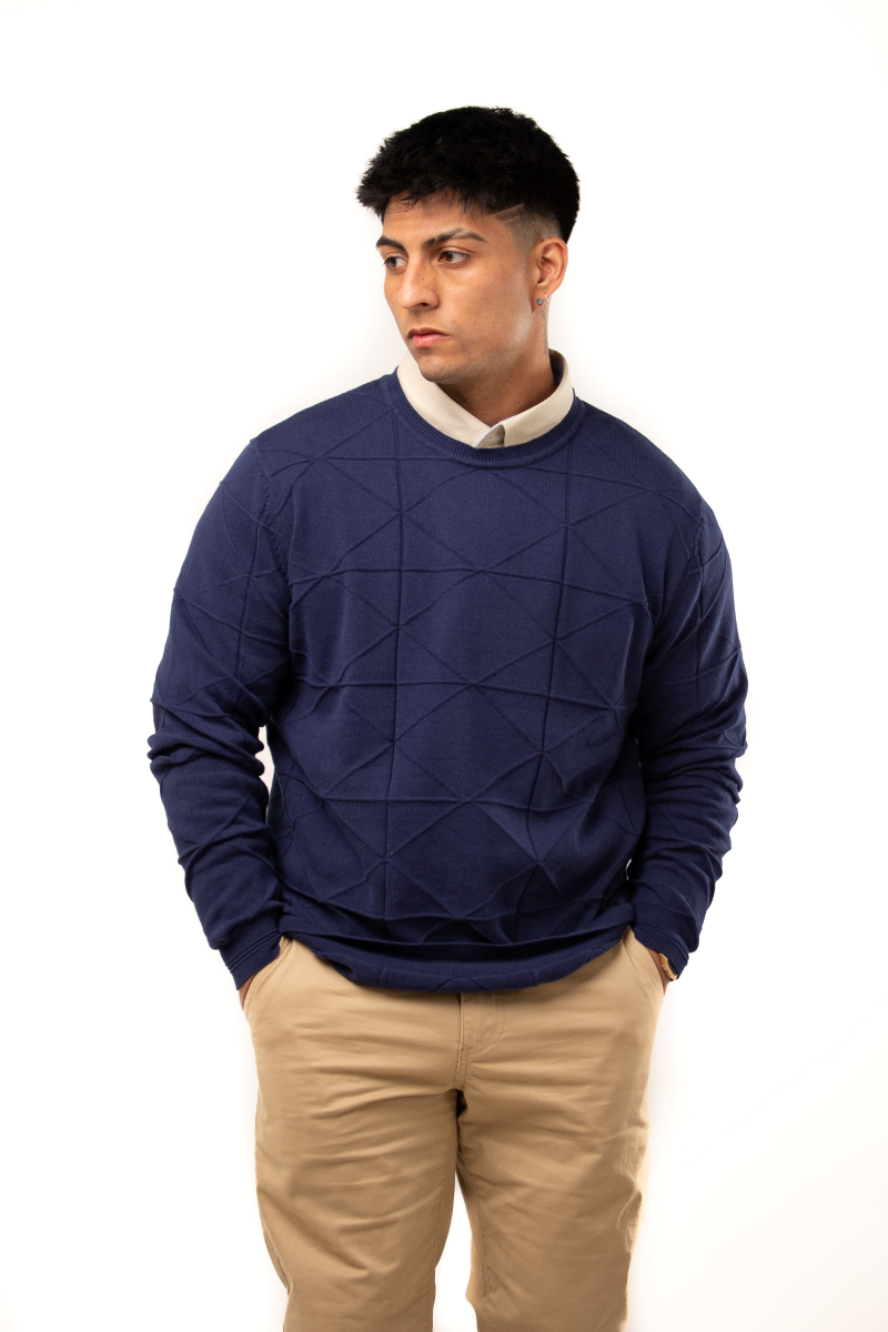 Sweater Estructura 100% algodón M093