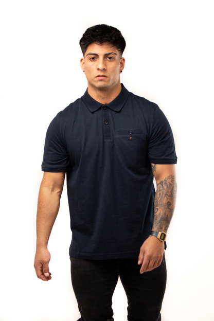 Polera Cuello Tejido 100% algodón P058