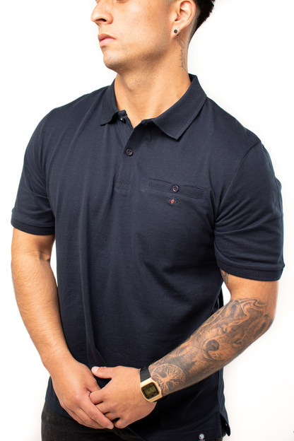 Polera Cuello Tejido 100% algodón P058