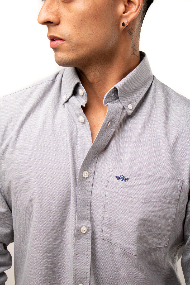 Camisa Oxford 100% algodón