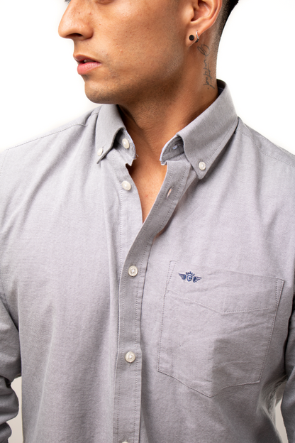 Camisa Oxford 100% algodón