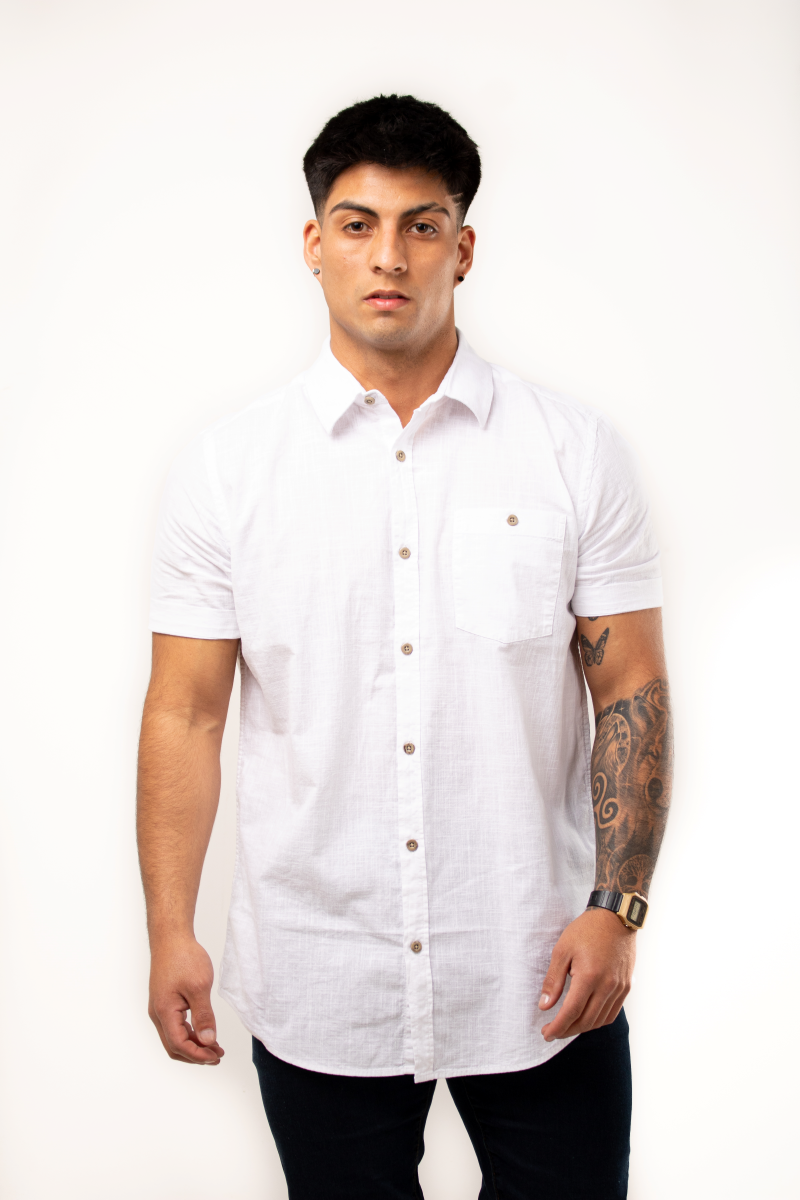 Camisa Manga Corta 100% algodón