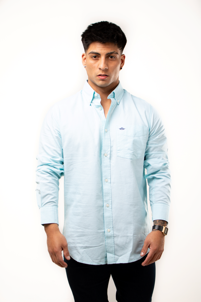 Camisa Oxford 100% algodón