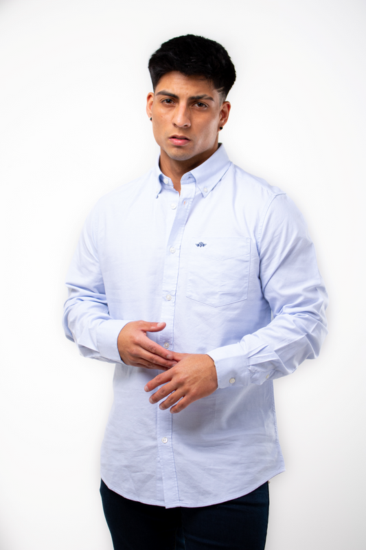 Camisa Oxford 100% algodón